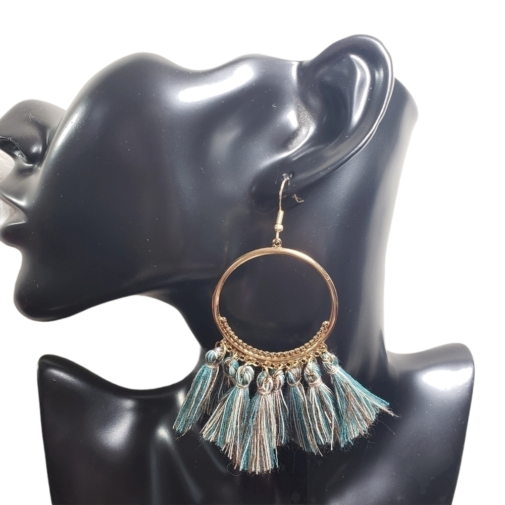 Fashion Jewelry French Hook Tassel Earrings Sz OS